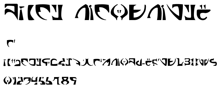 Space Encounter font
